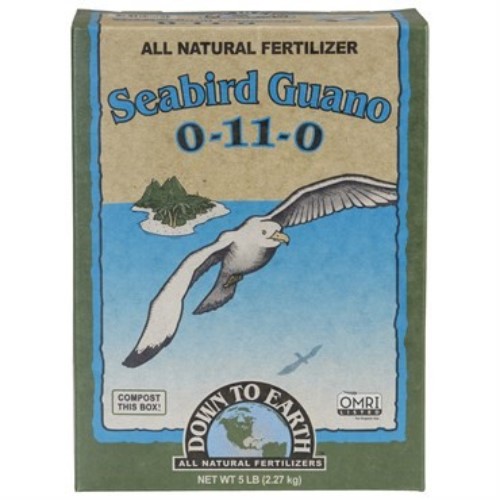 Down To Earth Seabird Guano 0-11-0 - 5lb - OMRI Listed®