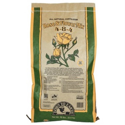 Down To Earth Rose & Flower Mix 4-8-4 - 50lb- OMRI Listed®