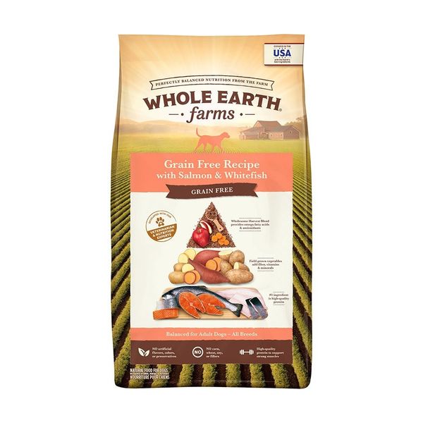 Whole Earth Farms® Goodness from the Earth Grain Free Salmon & Whitefish Recipe Dog Food - 25 Lbs