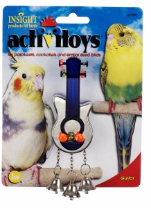 JW ActiviToy Birdy Guitar Bird Toy Small/Medium