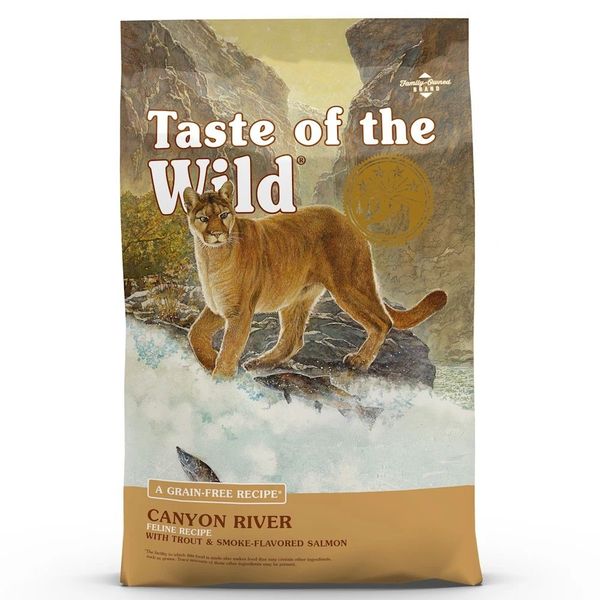 Taste of the Wild® Canyon River® Grain Free Feline With Trout & Smoked Salmon Recipe - 14 Lbs