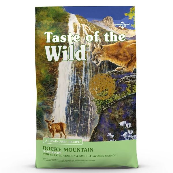 Taste of the Wild® Rocky Mountain® Grain Free Feline Roasted Venison & Smoked Salmon Recipe - 14 lbs