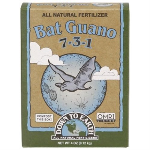 Down To Earth Bat Guano 7-3-1 - 0.25lb - OMRI Listed®