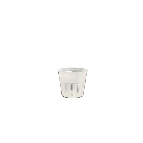 Clear Plastic Round Orchid Pots with Slits - 3" wide 