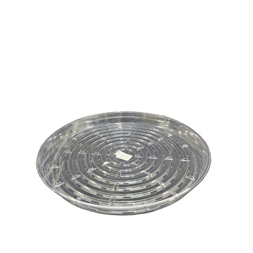 Curtis Wagner Plastics Vinyl Plant Saucer - Clear - 14in Diam