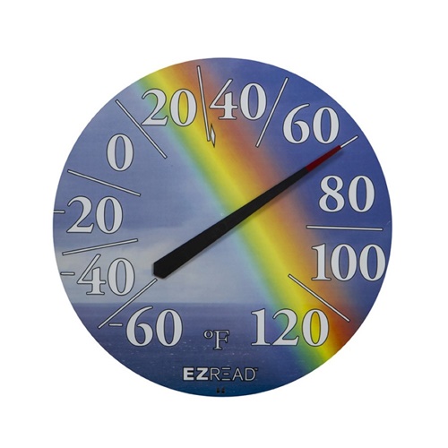 E-Z Read Dial Thermometer with Rainbow, Multi - 12.5 in