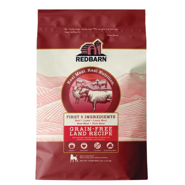 Redbarn Pet Products Grain Free Dry Dog Food Land - 4 lb