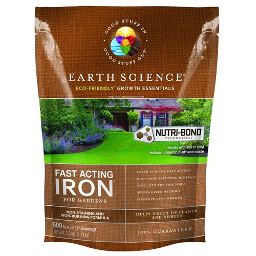Earth Science® Fast Acting Iron® - 2.5lb - 500sq ft