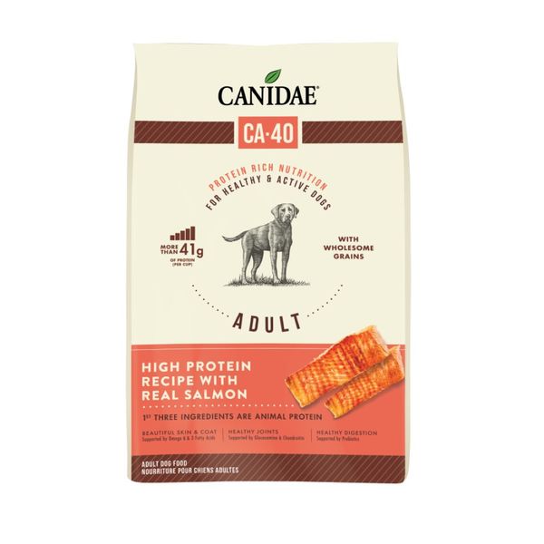  CANIDAE CA-40 High Protein Dry Dog Food Real Salmon - 25lb