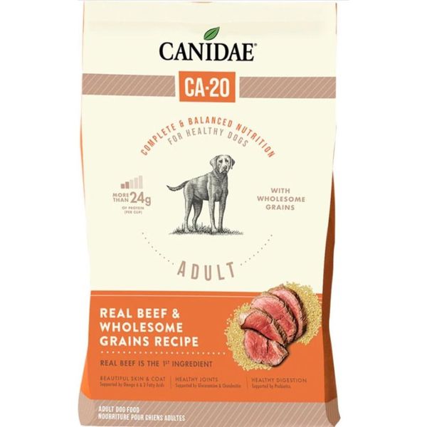  CANIDAE CA-20 Dry Dog Food Real Beef w/Wholesome Grains - 7lb