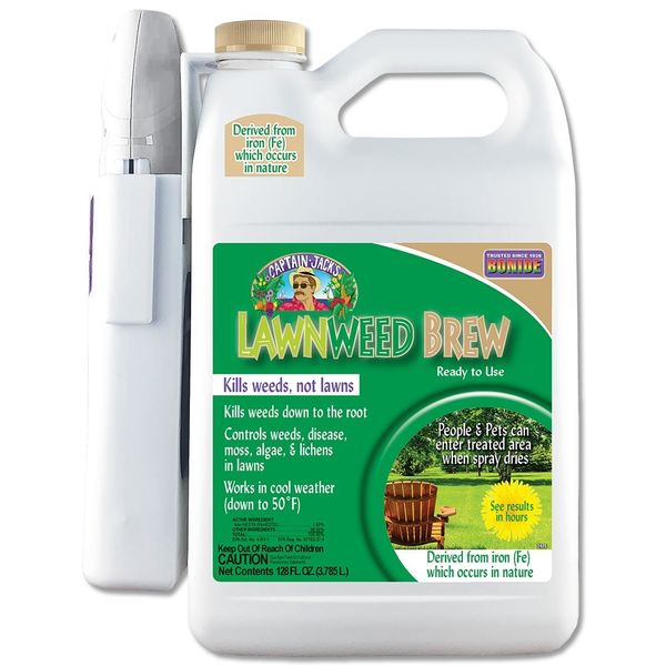 BONIDE Captain Jack's LawnWeed Brew Ready-To-Use, 128 oz