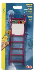 Hagen Living World Ladder with Mirror and Beads