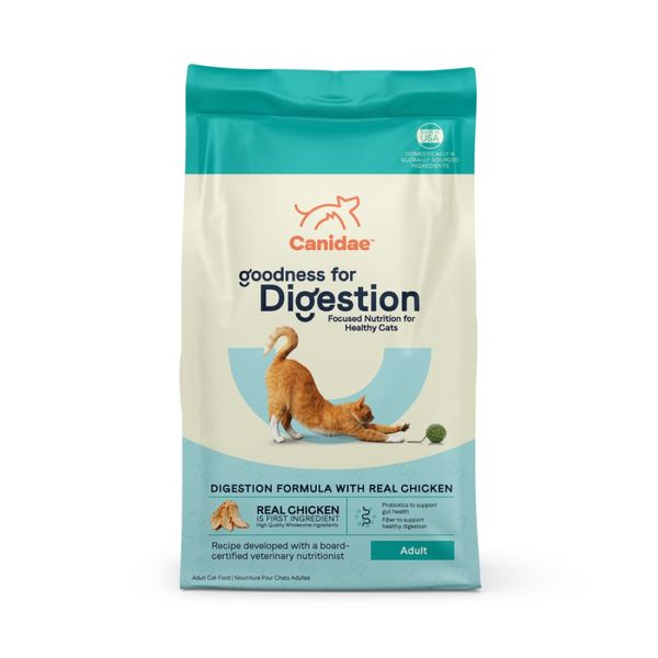  CANIDAE PURE Goodness For Digestion Dry Cat Food Chicken - 5lb