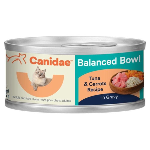  CANIDAE Balanced Bowl Canned Cat Food Tuna & Carrots - 3oz