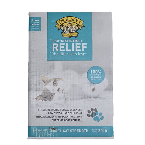 Dr. Elsey's Respatory Relief Scoopable Cat Litter 20lb