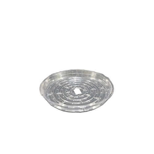 Curtis Wagner Plastics Vinyl Plant Saucer - Clear - 10in Diam