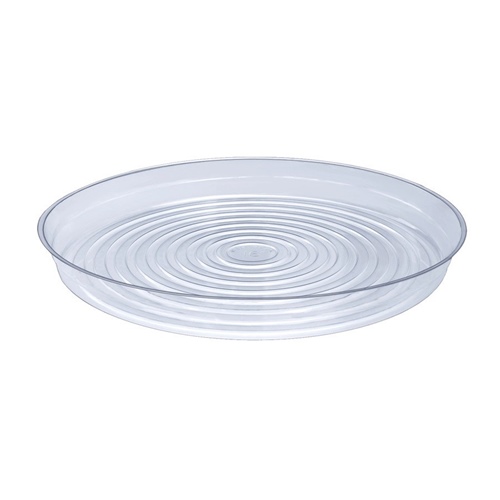 Curtis Wagner Plastics Vinyl Plant Saucer - Clear - 16in Diam