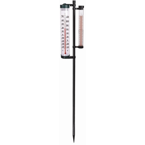 Terrebonne Rain Gauge Thermometer - 42in