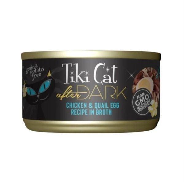 Tiki Cat After Dark Chicken & Quail Wet Cat Food - 2.8 oz