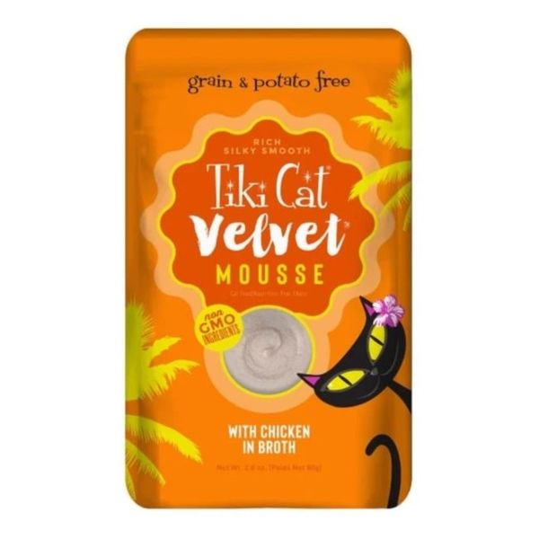Tiki Cat® Velvet Mousse Cat Food Non-GMO Grain & Potato Free - 2.8oz