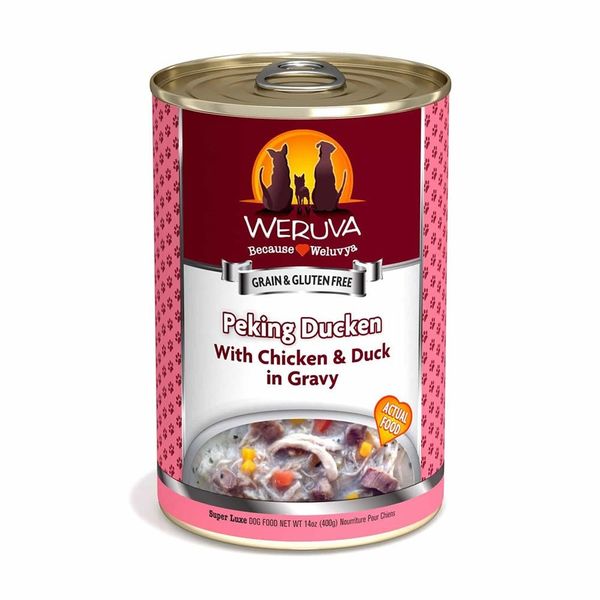 Weruva Classic Dog Food, Peking Ducken with Chicken Breast & Duck in Gravy - 14oz Can