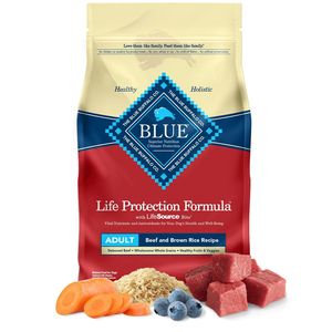Blue Buffalo Beef & Brown Rice Recipe Adult Dog Food - 30lb.
