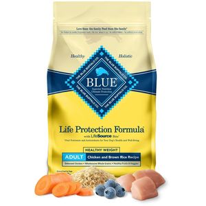 Blue Buffalo Chicken & Brown Rice Recipe Adult Healthy Weight Dog Food - 30lb.