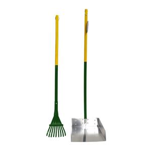  Four Paws Dog Rake & Scooper Set for Pet Waste Pick-up - Large, 9.5 in X 10 in X 38 in