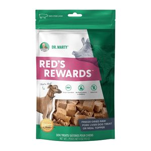 Dr. Marty's Red's Rewards Pork Liver Dog Treats - 8oz