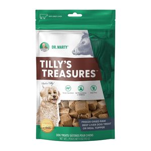 Dr. Marty's Tilly's Treasures Beef Liver Dog Treats - 8oz