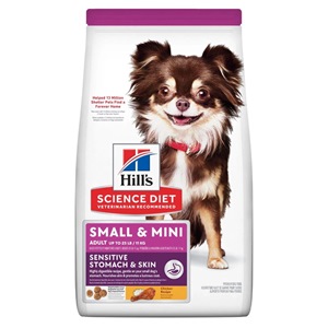 Hill's Science Diet Adult Sensitive Stomach & Skin Small & Mini Chicken Recipe Dog Food - 4lbs