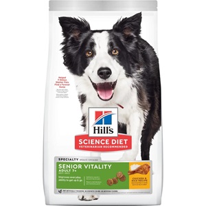 Hill's Science Diet Adult 7+ Senior Vitality Chicken & Rice Recipe Dog Food - 21.5lbs
