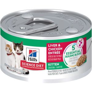Hill's Science Diet Kitten Liver & Chicken Entrée - 2.9oz