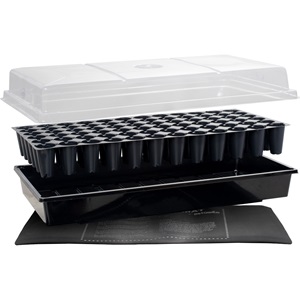 Hydrofarm Germination Station with Heat Mat, tray, 72 cell pack, 2" dome
