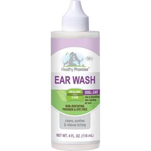Four Paws Healthy Promise Pet Ear Wash for Dogs and Cats - 4oz