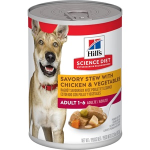 Hill's Science Diet Adult Savory Stew with Chicken & Vegetables Dog Food - 12.8oz