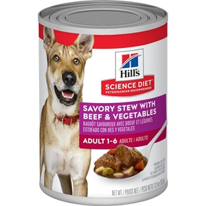 Hill's Science Diet Adult Savory Stew with Beef & Vegetables Dog Food - 12.8oz