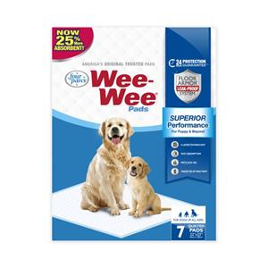 Four Paws Wee-Wee Superior Performance Puppy & Dog Training Pads Standard - 7 ct