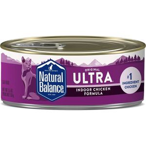 Natural Balance Ultra Premium Indoor Chicken Formula Canned Cat Food - 5.5oz