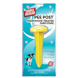 Simple Solution Pee Post Yard Stake Yellow - 13 in