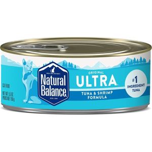 Natural Balance Ultra Premium Tuna with Shrimp Formula Canned Cat Food - 5.5oz