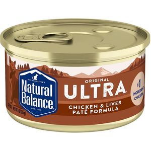 Natural Balance Ultra Premium Chicken & Liver Pate Formula Canned Cat Food - 5.5oz