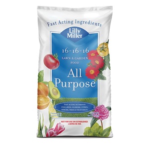 20 lb Lilly Miller All Purpose Fertilizer Food 16-16-16  