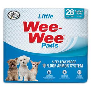 Four Paws Wee-Wee Small Dog Training Pads Little - 28 ct