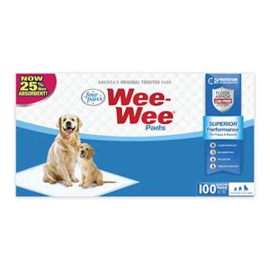  Four Paws Wee-Wee Superior Performance Puppy & Dog Training Pads Standard - Standard 22in X 23in