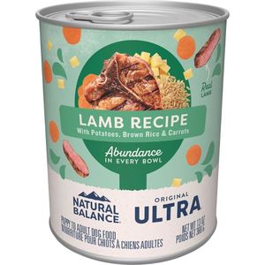 13 oz  Natural Balance Ultra Premium Lamb Formula