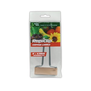 Luster Leaf® Rapiclip® Copper Plant Labels - 4pk - 6in