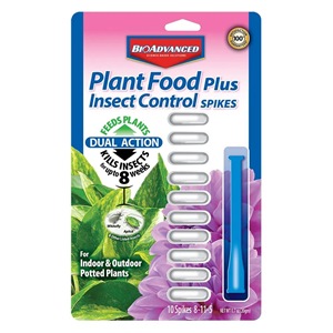 2 in 1 Bayer Advanced Insect Control Plus Fertilizer Plant Spikes