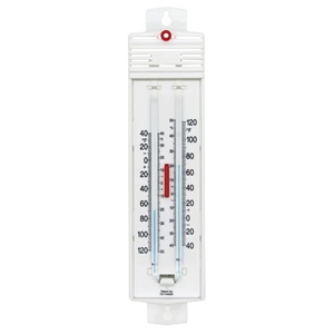 Taylor 10" x 2¼" Indoor & Outdoor Min/Max Thermometer
