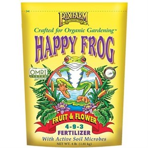 Foxfarm 4lb Happy Frog Fruit & Flower Organic Fertilizer 5-8-4
